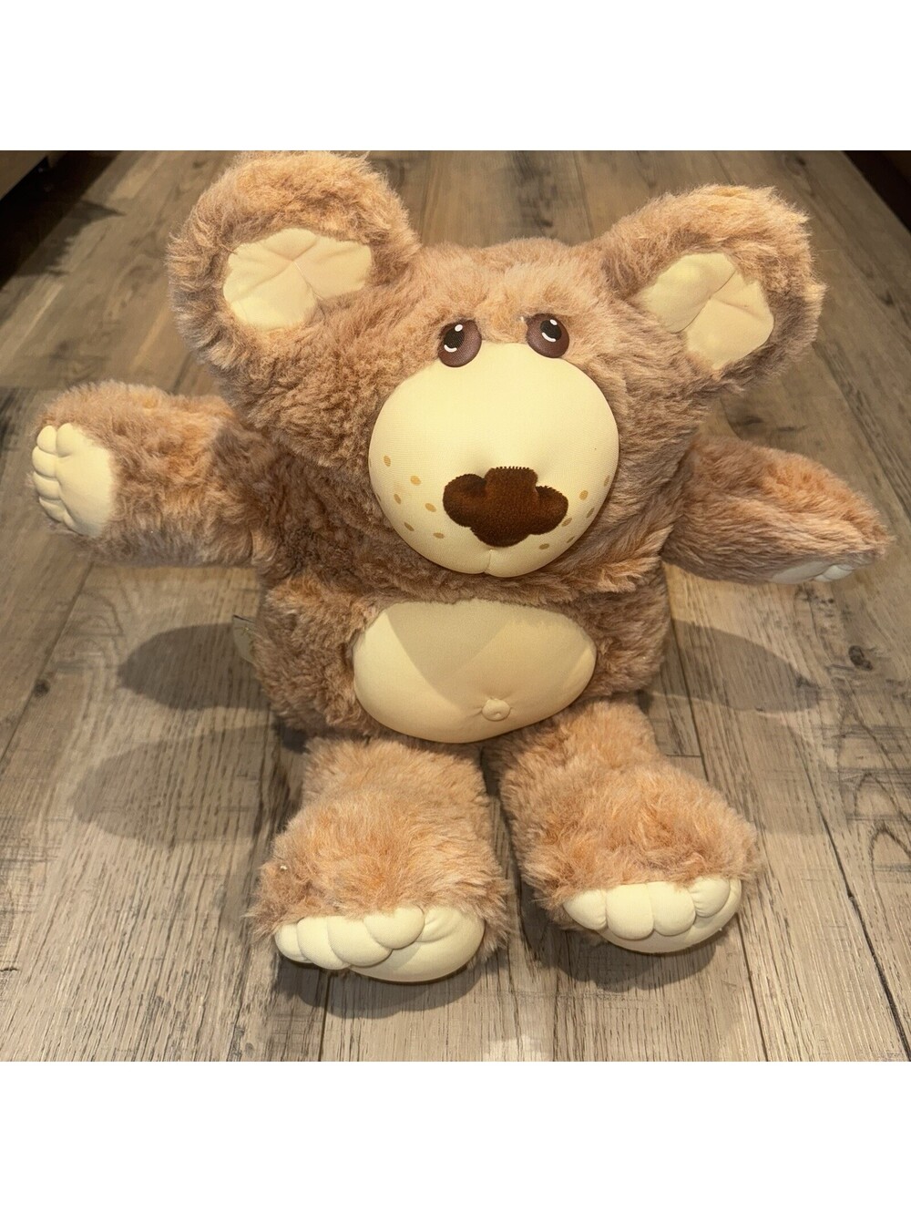 Vintage 21” Furskins Plush Teddy Bear Xavier Roberts Stuffed Animal Toy 1984 EUC